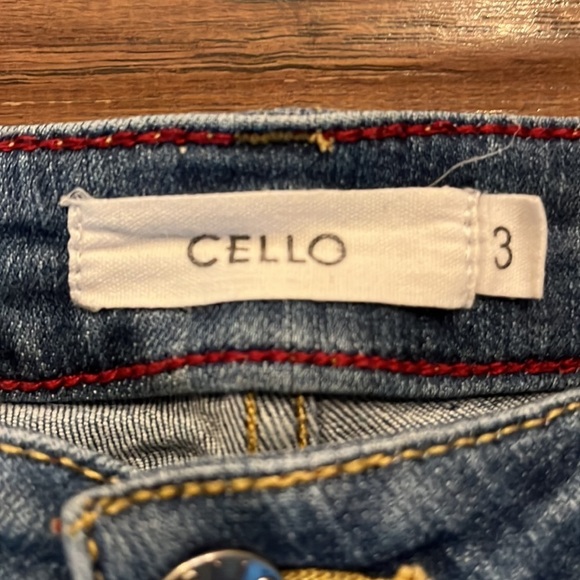 Cello Distressed Jeans Junior Size 3 - Picture 2 of 4